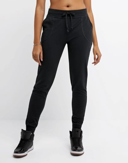 champion-womens-jersey-pocket-pants-black-1