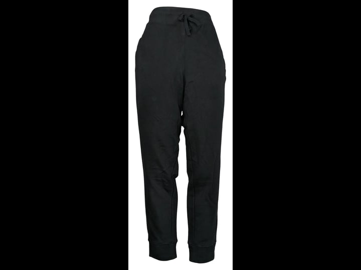 champion-womens-pants-sz-l-pull-on-jogger-sweatpants-black-1