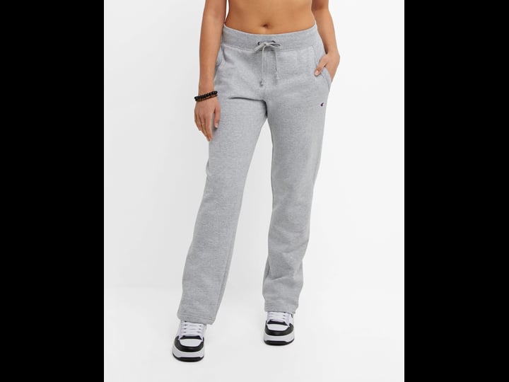 champion-womens-powerblend-fleece-open-bottom-pants-size-2xl-gray-1