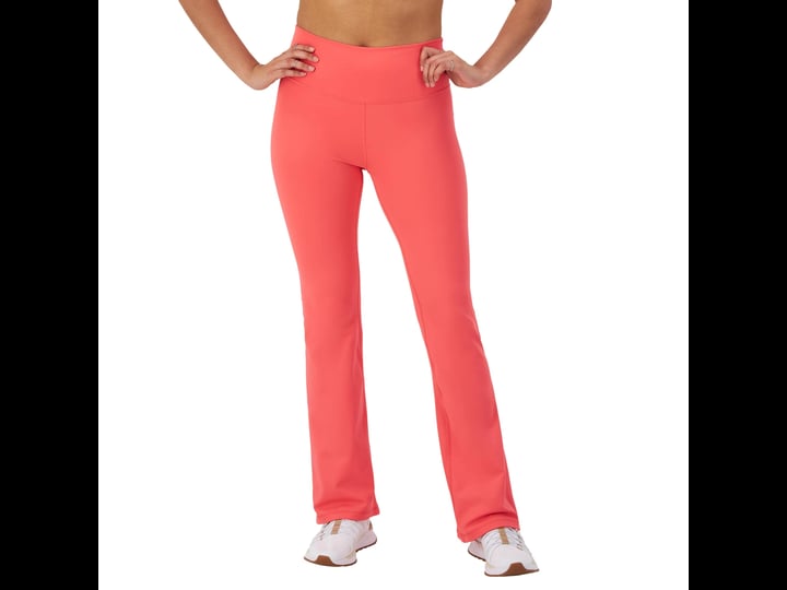 champion-womens-soft-touch-flare-leggings-coral-x-large-1