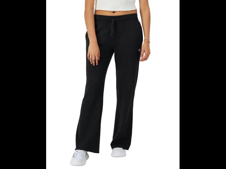 champion-womens-wide-leg-drawstring-t-shirt-pants-black-size-xs-1