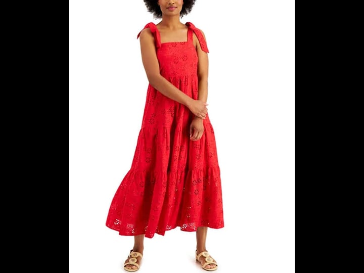charter-club-petite-cotton-eyelet-midi-dress-created-for-macys-red-barn-size-p-s-1