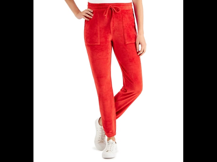 charter-club-womens-knit-drawstring-jogger-pants-ravishing-red-size-l-1
