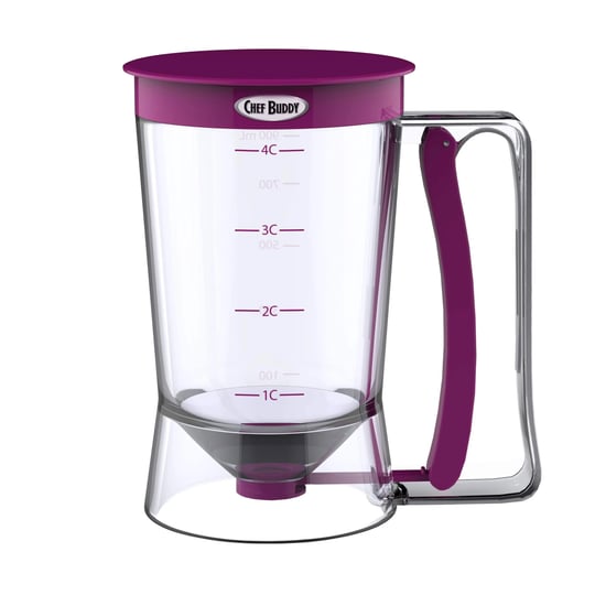 chef-buddy-pancake-batter-dispenser-with-measuring-label-perfect-for-baking-cupcakes-and-1