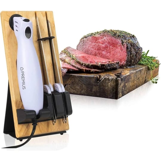 chef-pro-serrated-carving-electric-knife-set-with-wooden-storage-tray-with-2-stainless-steel-blades--1