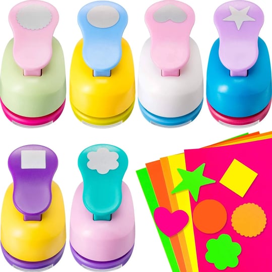 chengu-craft-holes-punch-1-inch-paper-punchers-scrapbook-punches-with-craft-sticker-paper-round-star-1