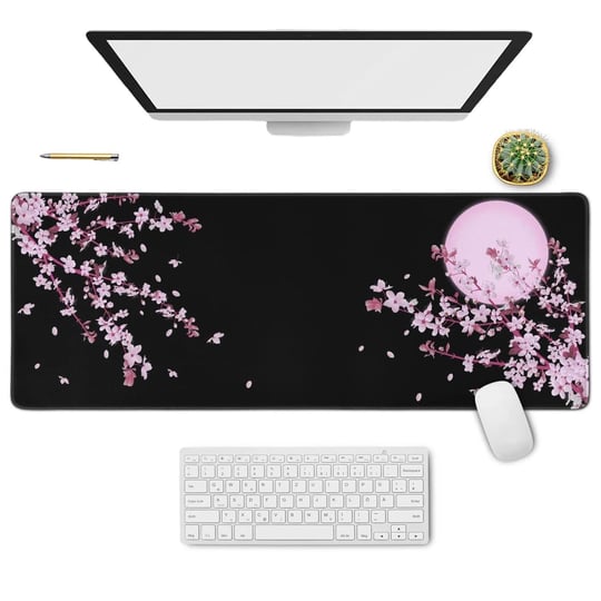 cherry-blossom-floral-mouse-pad-black-xl-extended-large-mouse-pad-kawaii-pink-black-mousepad-moon-fl-1