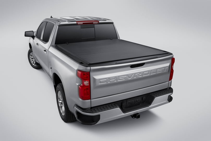 chevrolet-accessories-long-bed-soft-roll-up-tonneau-cover-with-chevrolet-bowtie-logo-1