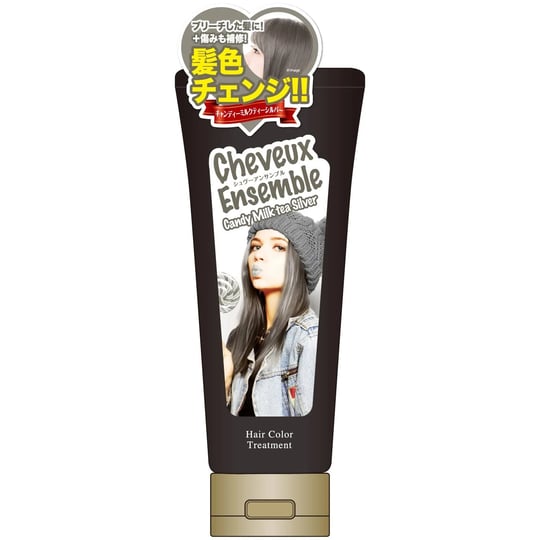 chevu-ensemble-hair-color-paste-treatment-candy-milk-tea-silver-200g-japan-1