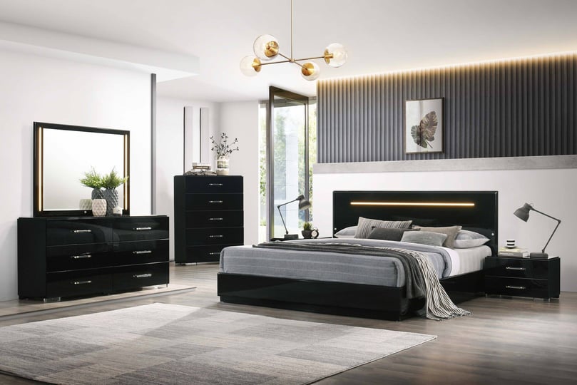 chintaly-florence-kg-4pc-modern-4-piece-gloss-black-king-bedroom-set-1