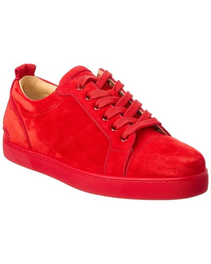 christian-louboutin-fun-louis-junior-suede-sneaker-42-red-1