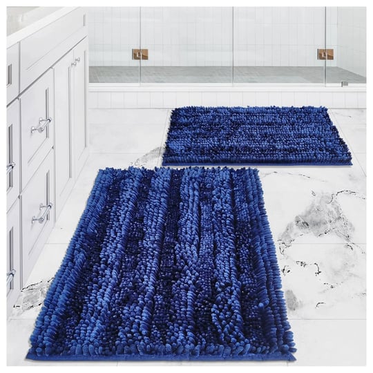 civkor-bath-mats-for-bathroom-navy-blue-bathroom-rugs-set-of-2-pieces-shiny-with-non-slip-backing-su-1