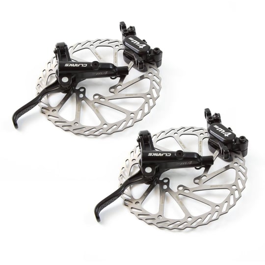 clarks-m4-hydraulic-front-rear-disc-brake-set-with-rotors-black-pair-1