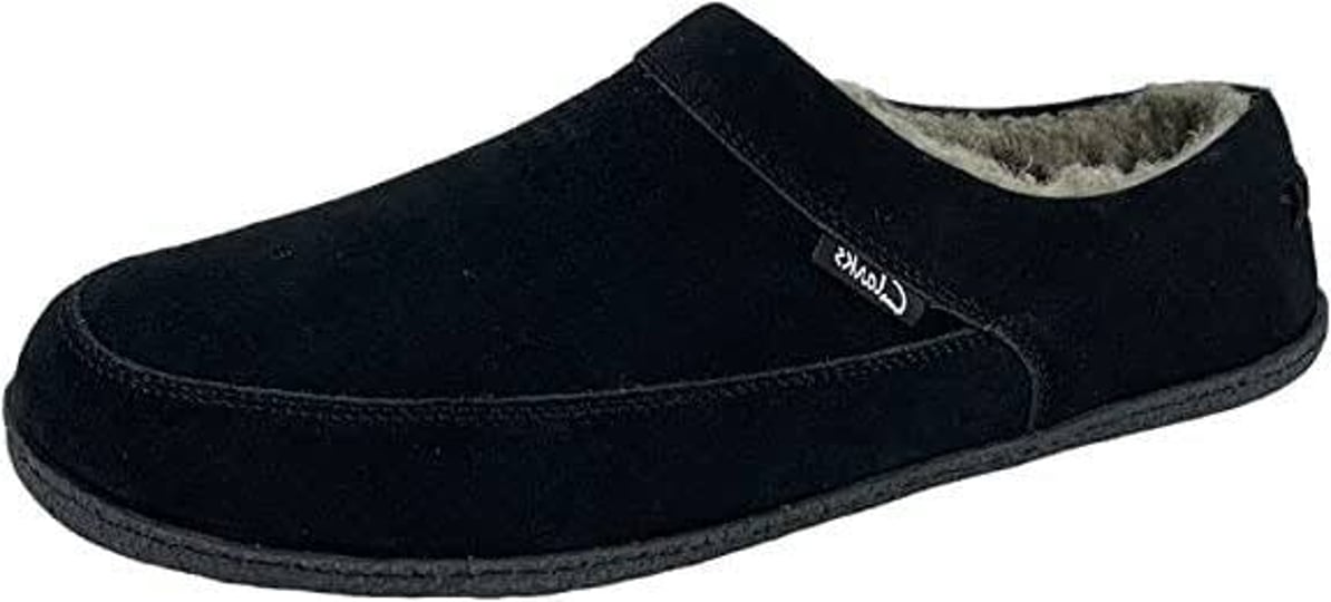 clarks-perforated-suede-warm-plush-sherpa-lining-indoor-outdoor-house-slippers-black-premium-shearli-1