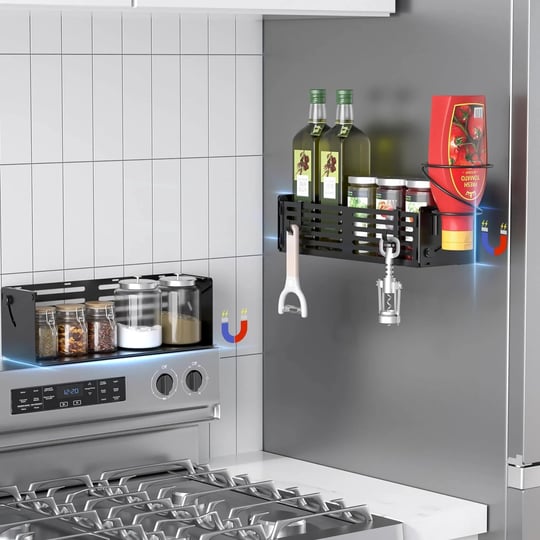clesoo-magnetic-spice-rack-for-refrigerator-2-pack-moveable-magnet-organizer-for-spice-jars-and-seas-1