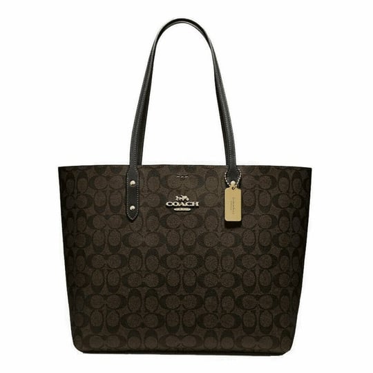 coach-bags-coach-signature-town-tote-color-black-brown-size-os-aisha0101s-closet-1