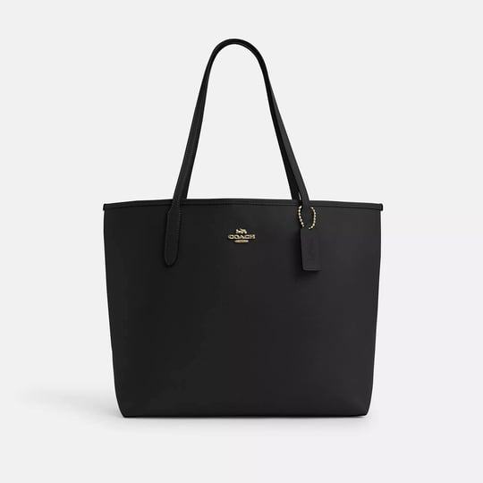 coach-outlet-city-tote-gold-black-one-size-1