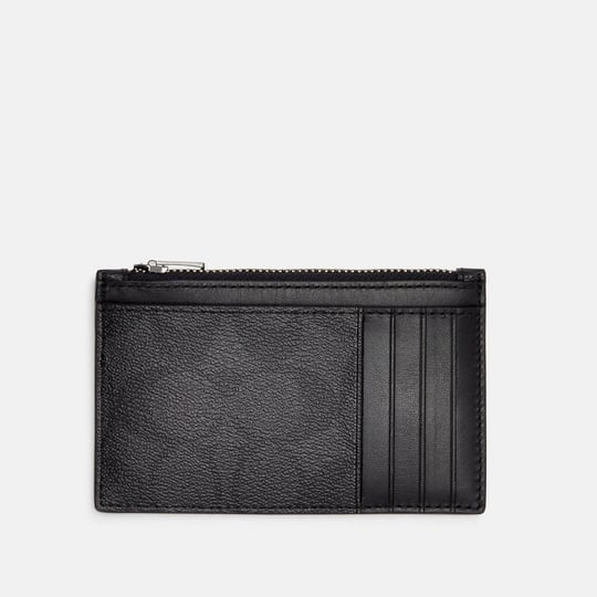 coach-outlet-zip-card-case-in-signature-canvas-black-1