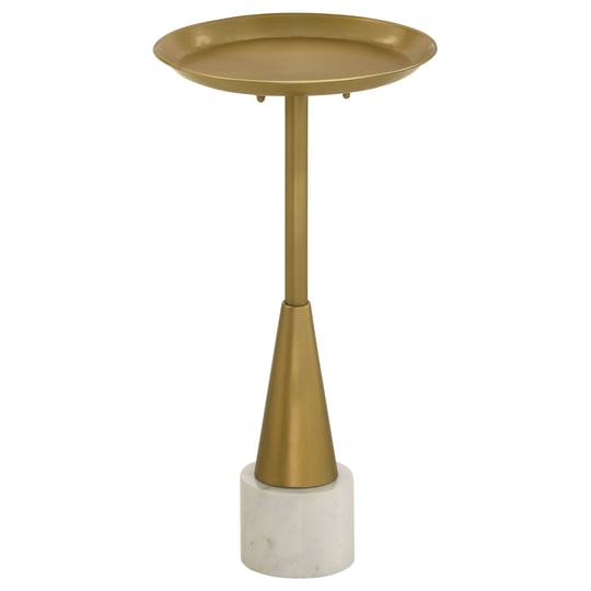coaster-alpine-round-metal-side-table-white-and-gold-1