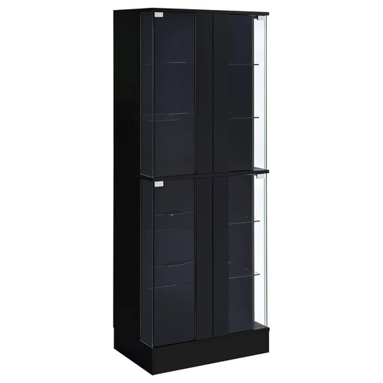 coaster-furniture-cabra-display-case-curio-cabinet-with-glass-shelves-and-led-lighting-black-clear-1