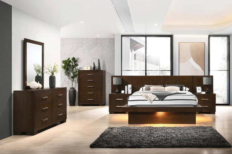 coaster-jessica-4-piece-cappuccino-king-bedroom-set-1