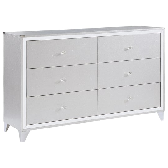 coaster-larue-6-drawer-dresser-silver-1