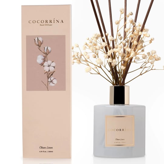 cocorr-na-reed-diffuser-set-6-7-oz-clean-linen-scented-diffuser-with-sticks-home-fragrance-reed-diff-1
