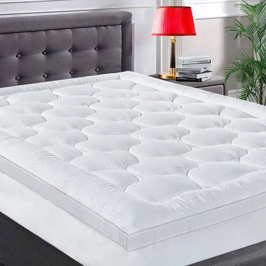 cohome-mattress-topper-twin-1300gsm-extra-thick-cooling-mattress-pad-400tc-cotton-top-plush-down-alt-1