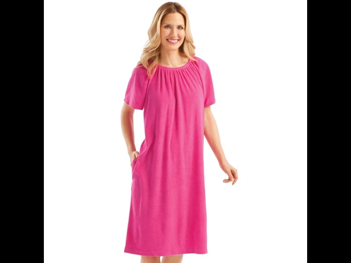 collections-etc-womens-solid-color-comfort-fit-short-sleeve-terry-cotton-summer-dress-with-side-pock-1