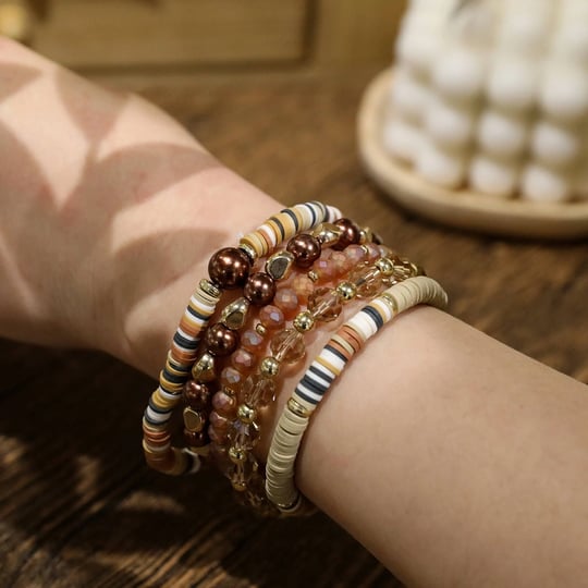colorful-bead-bracelet-set-5-pack-set-bohemian-stack-bracelets-clay-bead-bracelet-positive-energy-pr-1