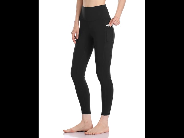 colorfulkoala-womens-high-waisted-yoga-pants-7-8-length-leggings-with-pockets-s-black-1