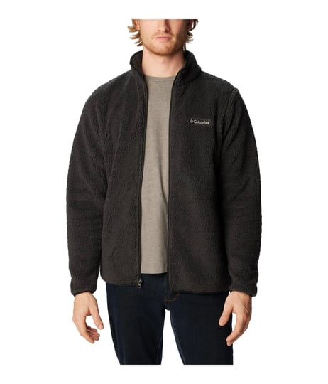 columbia-mens-rugged-ridge-iii-full-zip-sherpa-fleece-black-m-1