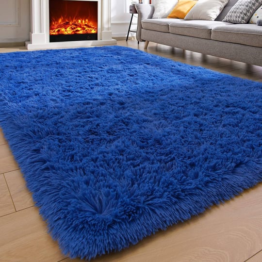 comeet-navy-blue-shag-rug-for-living-room-soft-fluffy-bedroom-rug-shaggy-fuzzy-carpet-plush-kids-roo-1