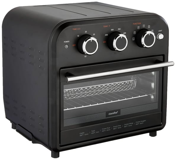 comfee-retro-air-fryer-toaster-oven-7-in-1-1250w-14qt-capacity-4-slice-air-fry-bake-broil-toast-warm-1