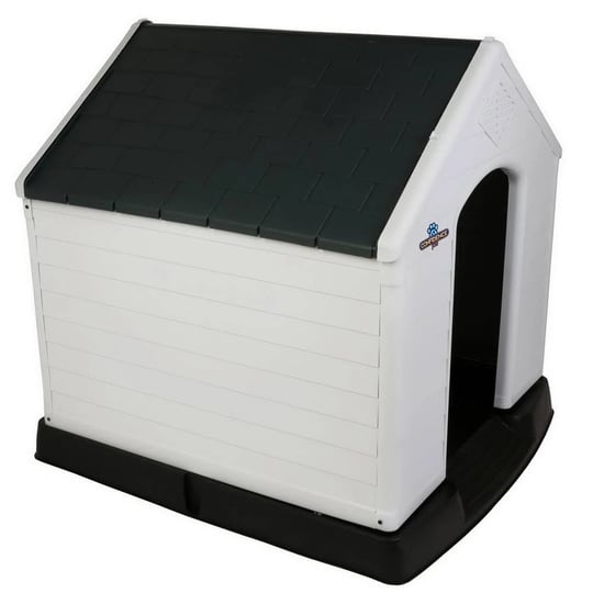 confidence-pet-xl-waterproof-plastic-dog-kennel-outdoor-house-extra-large-grey-1