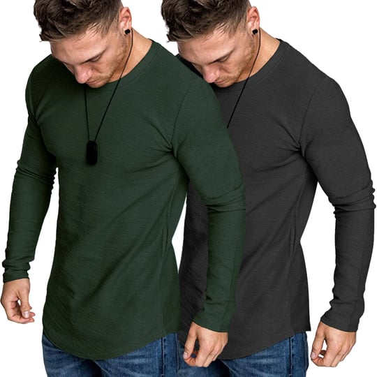 coofandy-men-2-pack-muscle-fitted-t-shirt-gym-workout-athletic-long-sleeves-tee-1