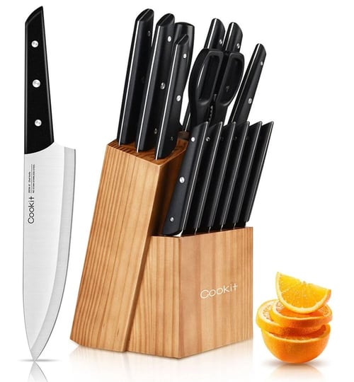cookit-15-piece-abs-handle-kitchen-chef-knives-set-with-pine-block-holder-and-manual-sharpener-1