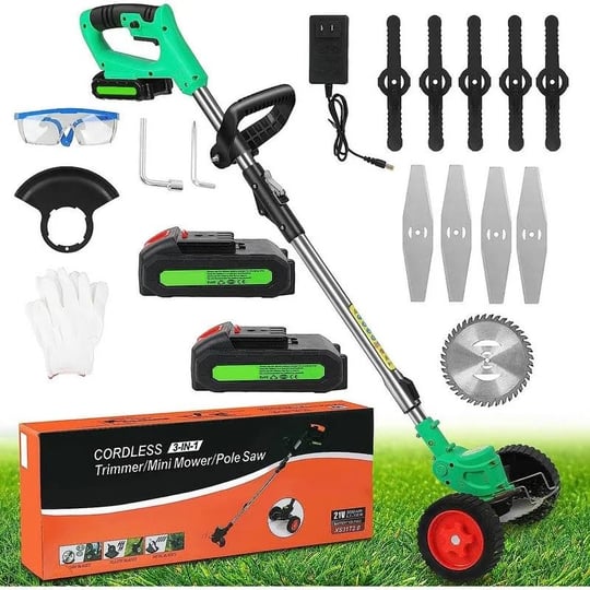 cordless-grass-trimmer-foldable-green-1