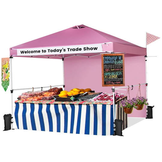 costway-10x10commercial-pop-up-canopy-tent-sidewall-folding-market-patio-pink-1