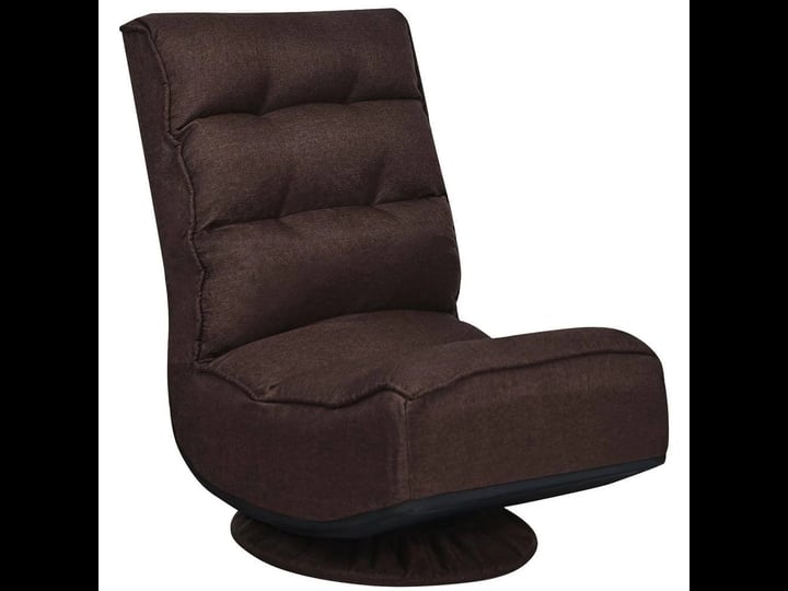 costway-360-swivel-floor-gaming-chair-6-position-folding-lazy-sofa-in-darkbrown-1