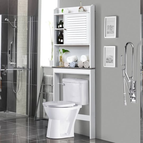 costway-over-the-toilet-space-saver-toilet-rack-bathroom-cabinet-white-1