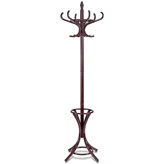 costway-wood-standing-hat-coat-rack-with-umbrella-stand-brown-1