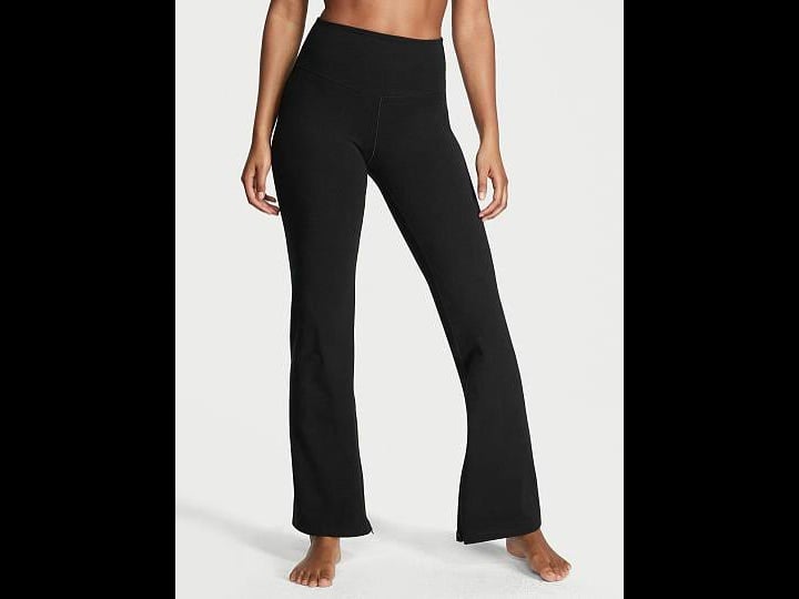 cotton-high-rise-flare-leggings-black-smallreg-womens-bottoms-victorias-secret-1