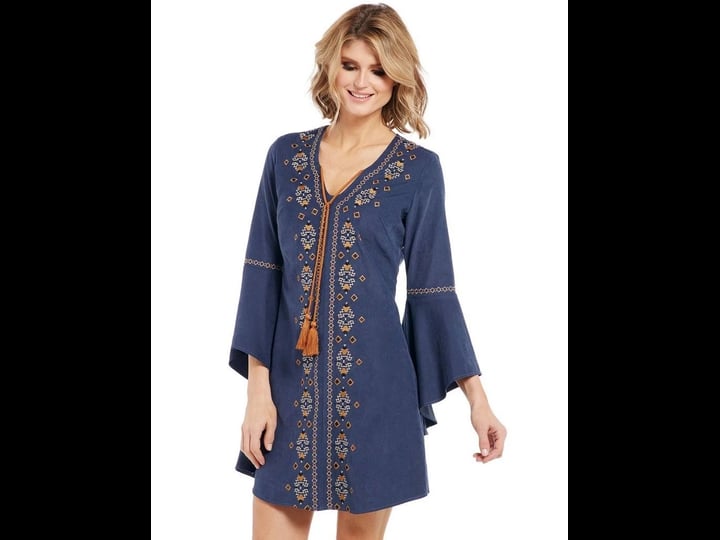cowgirl-up-womens-3-4-sleeve-tassel-western-dress-1