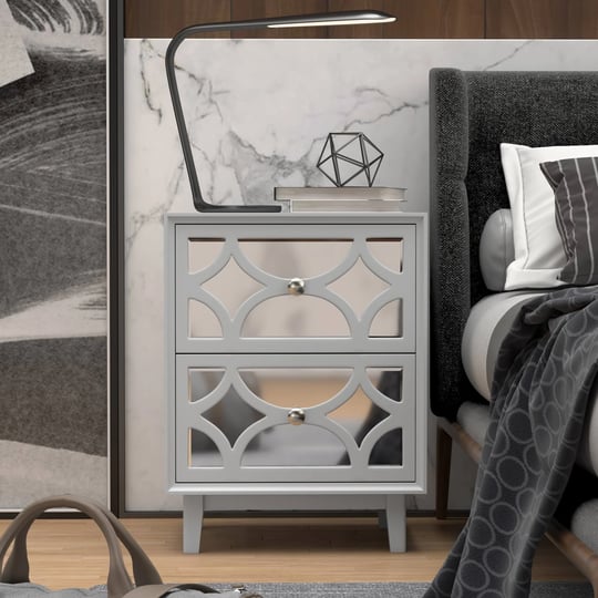 cozayh-2-pieces-contemporary-mirror-front-2-drawer-nightstand-ash-grey-1