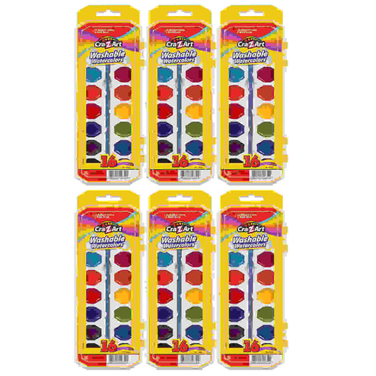 cra-z-art-washable-watercolors-with-brush-peggable-tray-16-colors-per-set-6-sets-1
