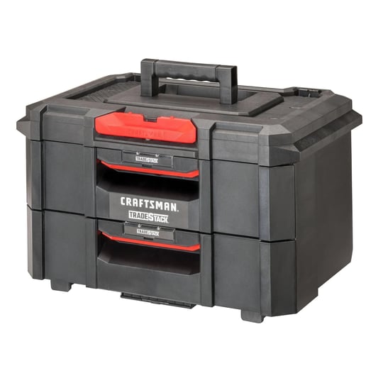 craftsman-tradestack-system-21-45-in-ball-bearing-2-drawer-black-structural-foam-tool-box-cmst21404-1