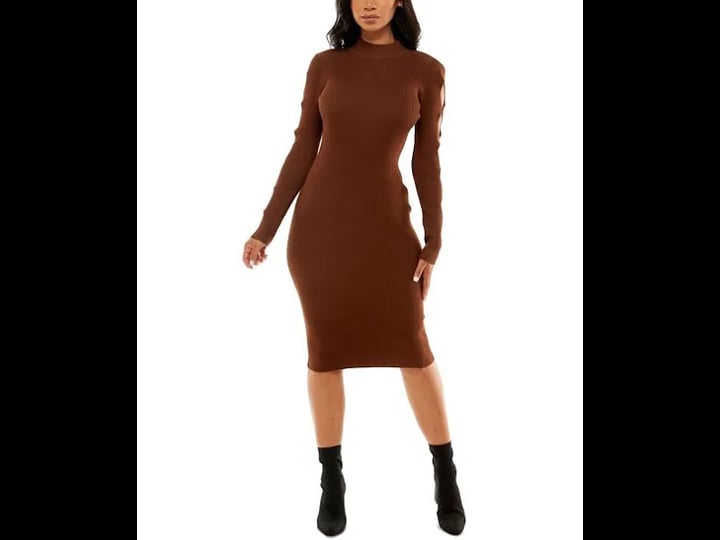 crave-fame-juniors-ribbed-cutout-mock-neck-midi-sweater-dress-brown-size-s-1