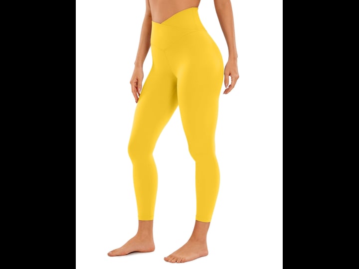 crz-yoga-womens-high-rise-butterluxe-yoga-leggings-25-v-cross-waist-high-visibility-yellow-m-1