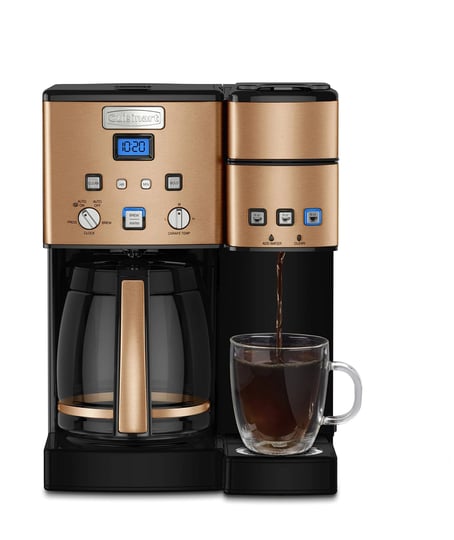 cuisinart-12-cup-coffee-maker-and-single-serve-brewer-copper-1
